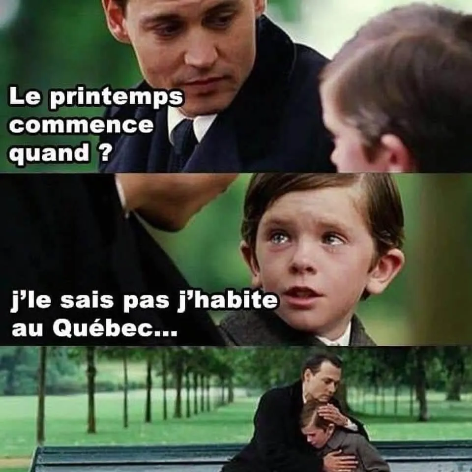 Meme bem conhecido pelos nativos de Quebec - Fonte: Desconhecida