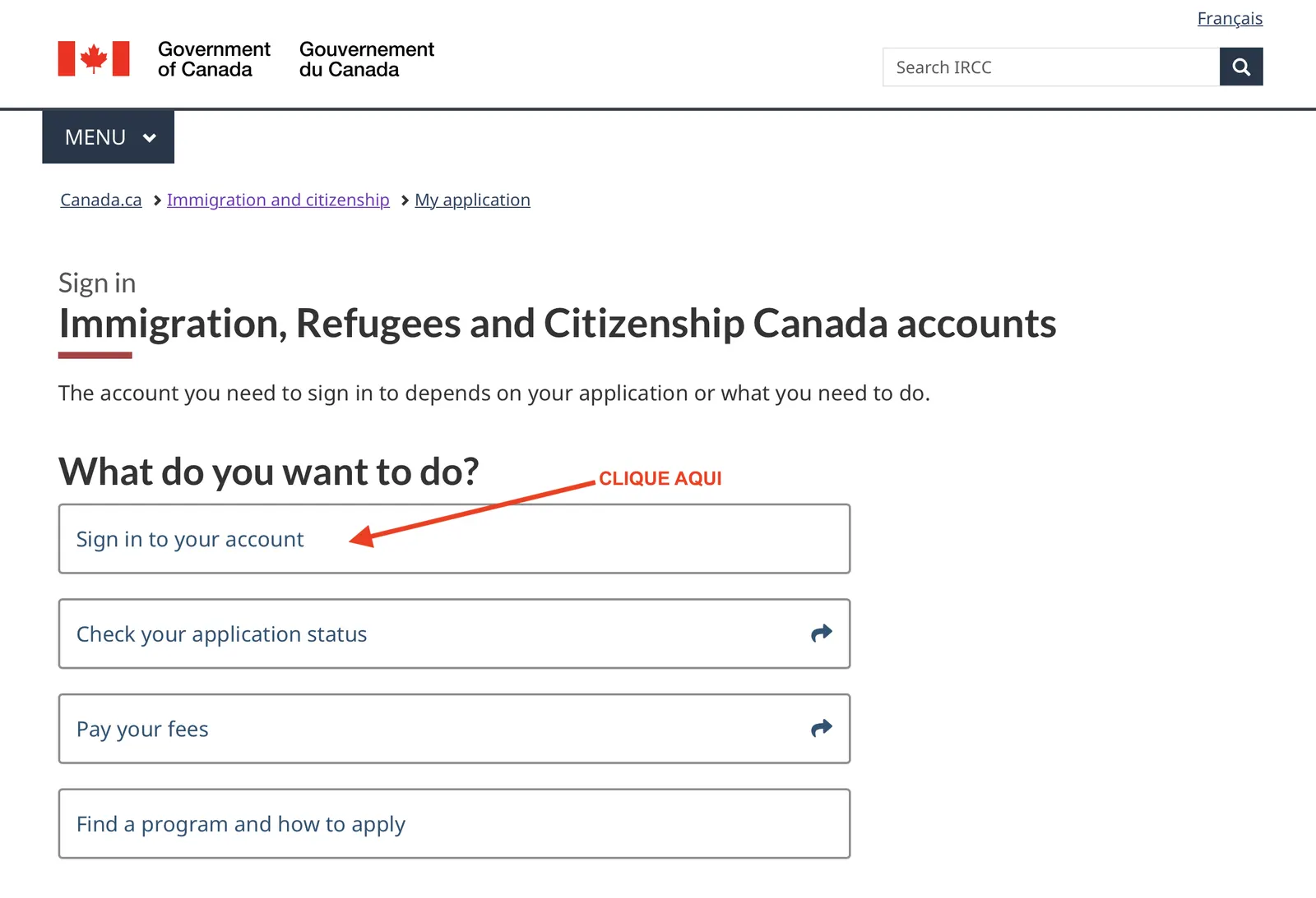Guia Passo a Passo: Criar Conta no Site de Imigração do Canadá