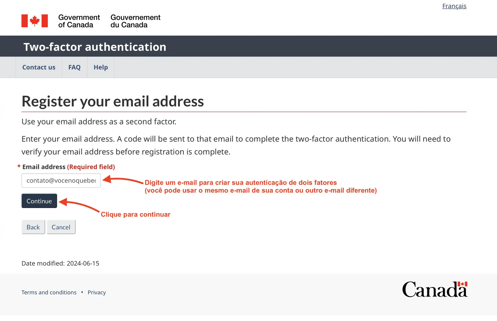 P15 Guia Passo a Passo Criar Conta no Site de Imigração do Canadá em 2024