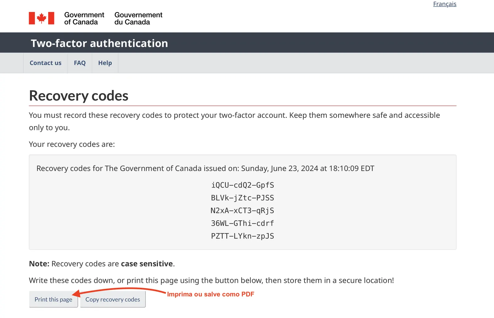 Tela 23 | Guia Passo a Passo: Criar Conta no Site de Imigração do Canadá