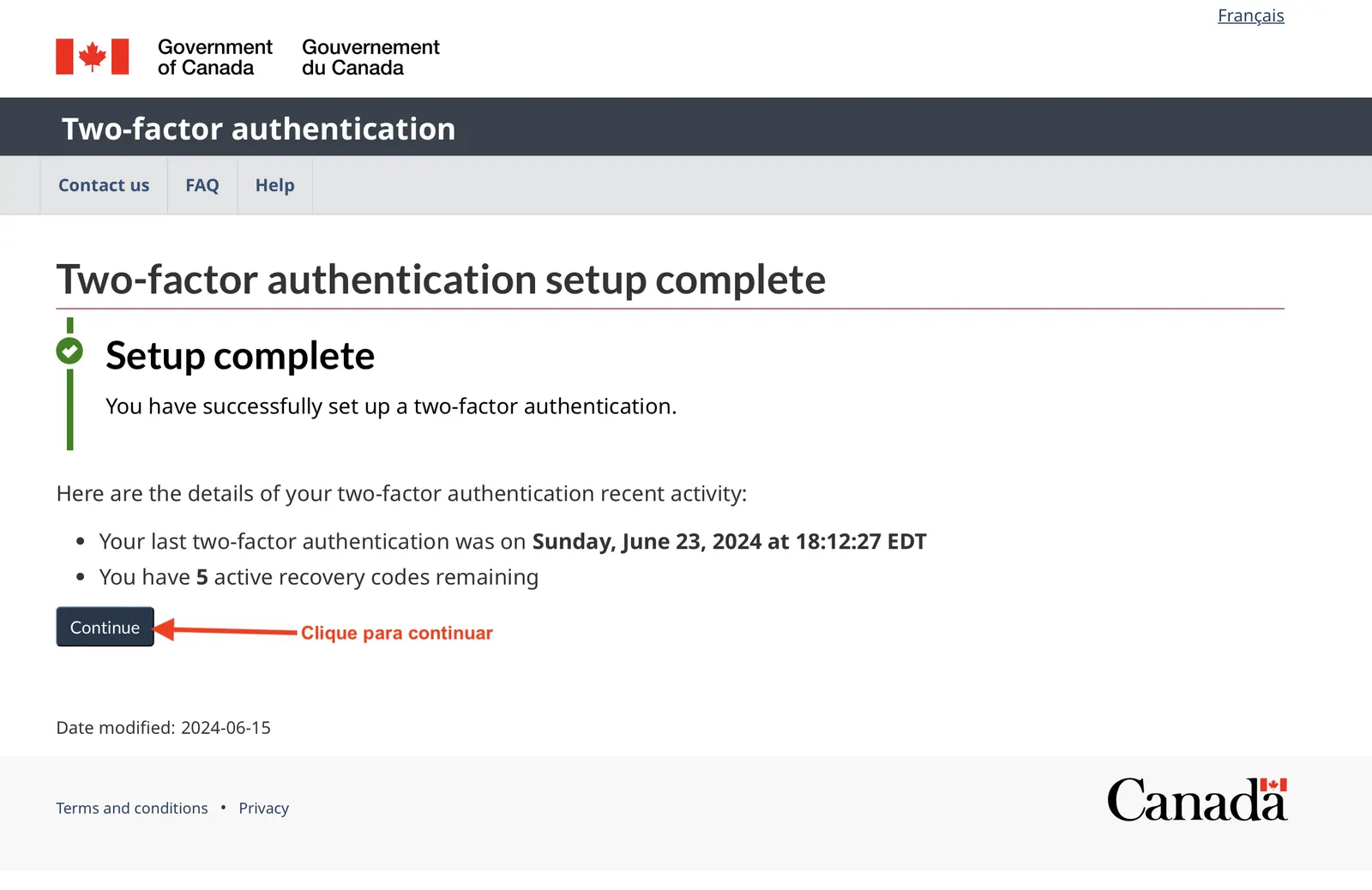 Tela 25 | Guia Passo a Passo: Criar Conta no Site de Imigração do Canadá